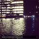 Charlie Walk shot this photo as the area around Wall Street flooded.
